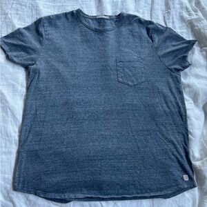 Marine Layer Heathered Navy Men's Tee